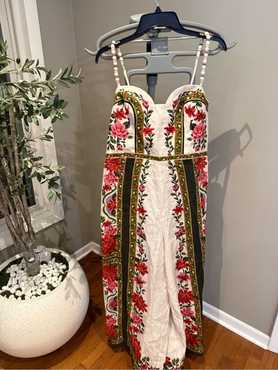FARM Rio Dresses & Skirts - Farm Rio Wonder Rio Sand Sleeveless Jumpsuit